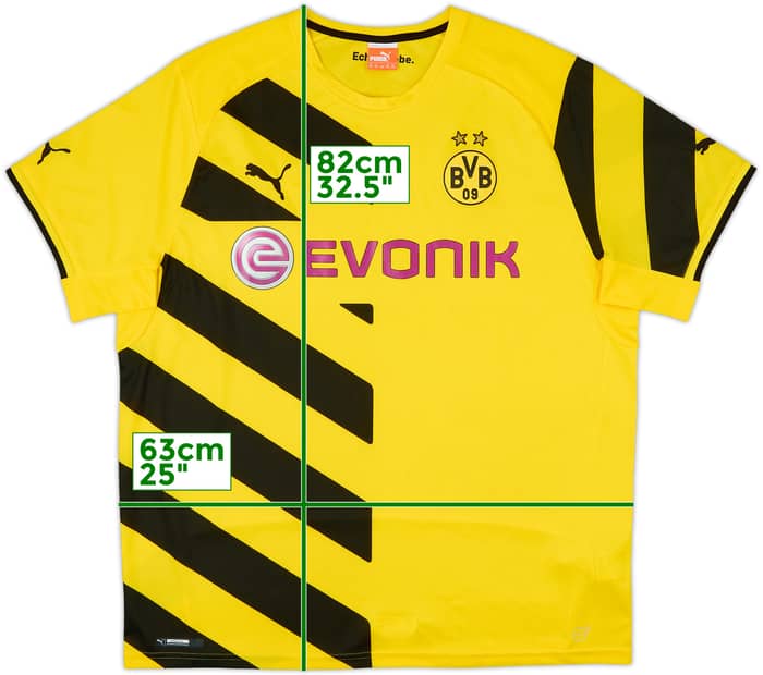 2014-15 Borussia Dortmund Home Shirt - 9/10 - (XXL)