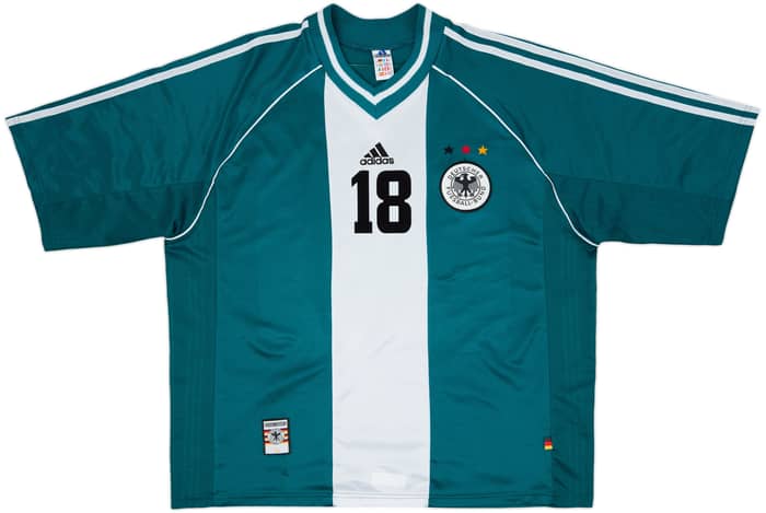 1998-00 Germany Away Shirt Klinsmann #18 - 8/10 - (XXL)