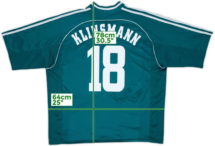 1998-00 Germany Away Shirt Klinsmann #18 - 8/10 - (XXL)