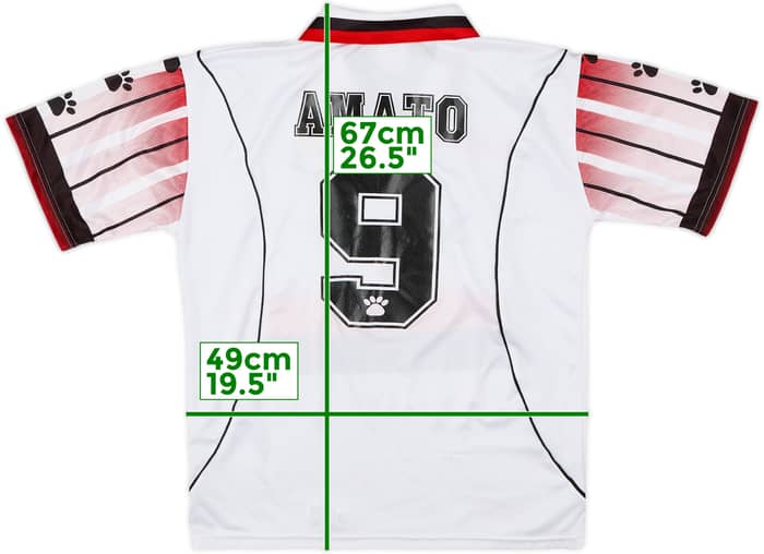 1997-98 Mallorca Away Shirt Amato #9 - 8/10 - (S)