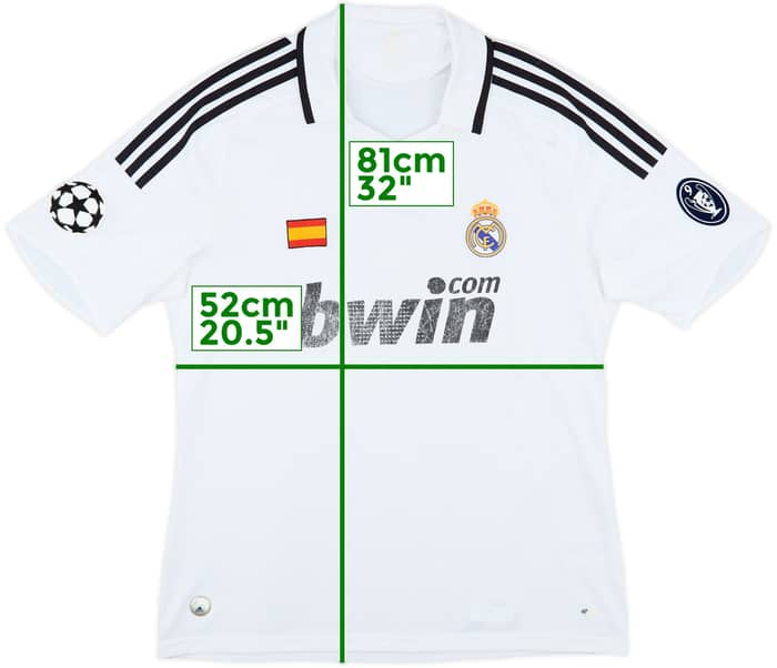 2008-09 Real Madrid Home Shirt - 5/10 - (L)