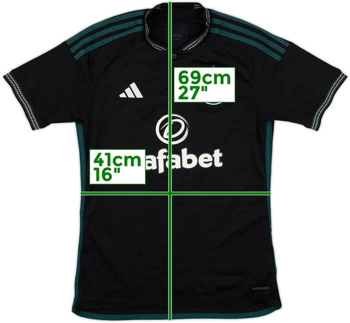 2023-24 Celtic Away Shirt - 8/10 - (S)