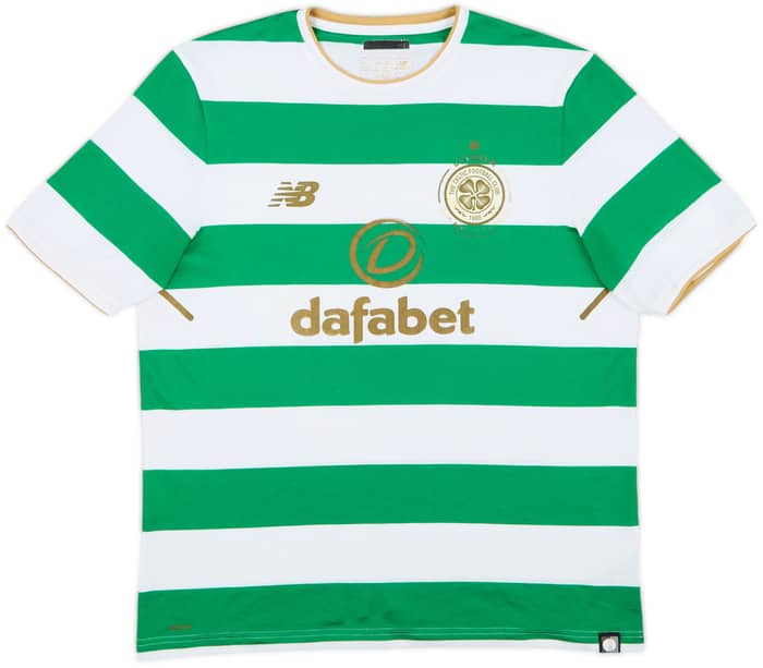 2017-18 Celtic 'Lisbon Lions 50th Anniversary' Home Shirt - 4/10 - (L)