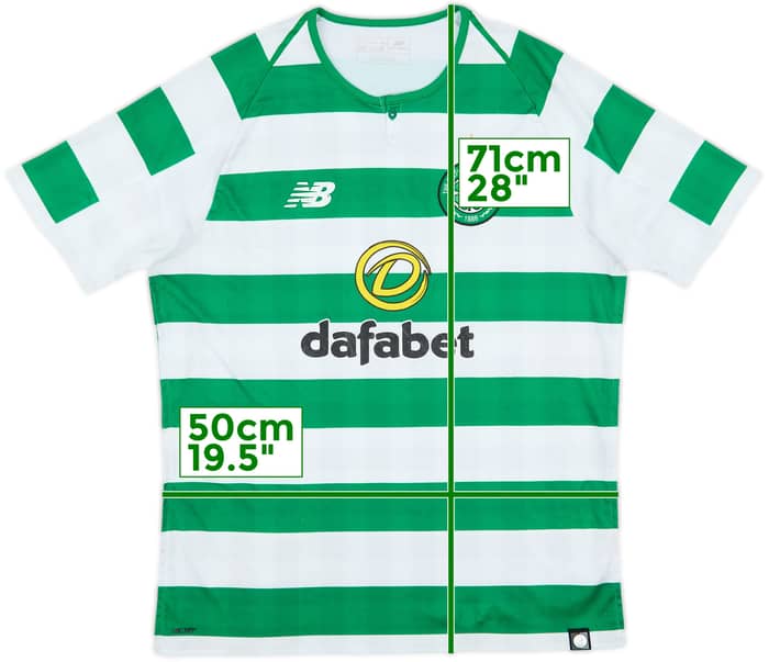 2018-19 Celtic Home Shirt - 7/10 - (M)