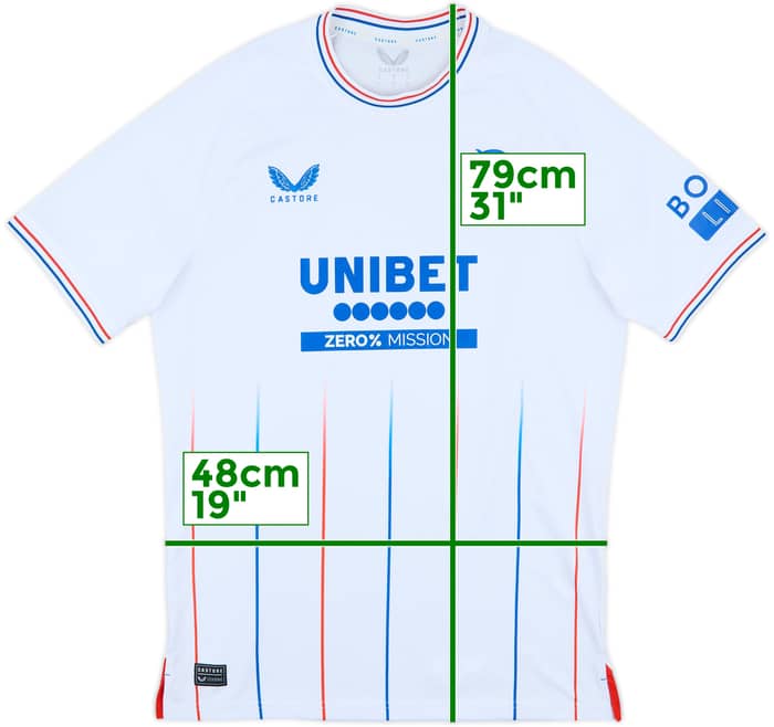2023-24 Rangers Away Shirt - 7/10 - (M)