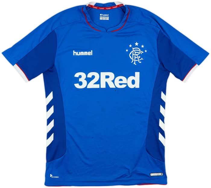 2018-19 Rangers Home Shirt - 4/10 - (L)