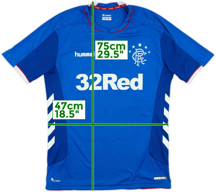 2018-19 Rangers Home Shirt - 4/10 - (L)