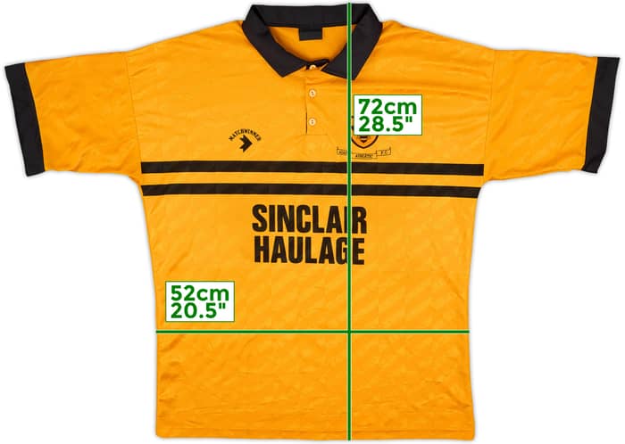 1990-92 Alloa Athletic Home Shirt - 9/10 - (L)