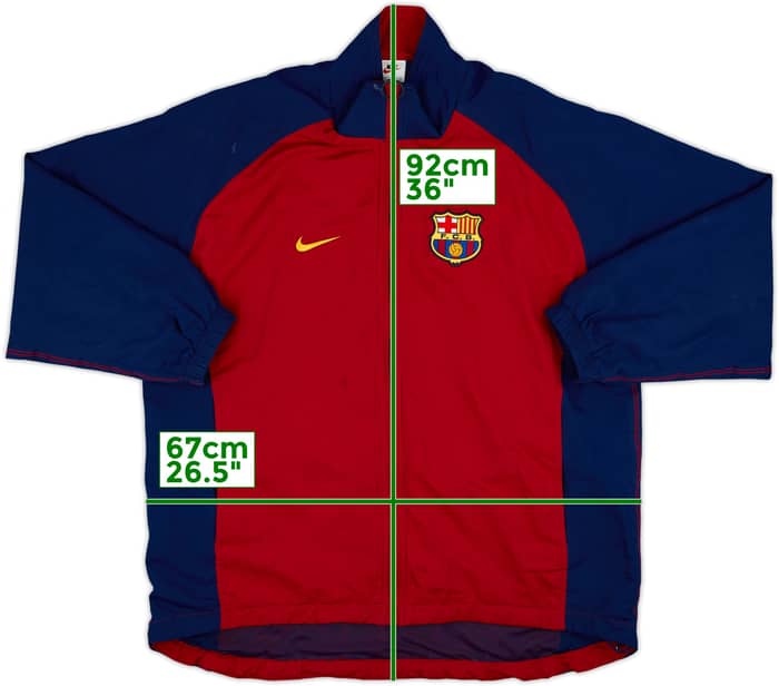 1998-99 Barcelona Nike Track Jacket - 7/10 - (L)