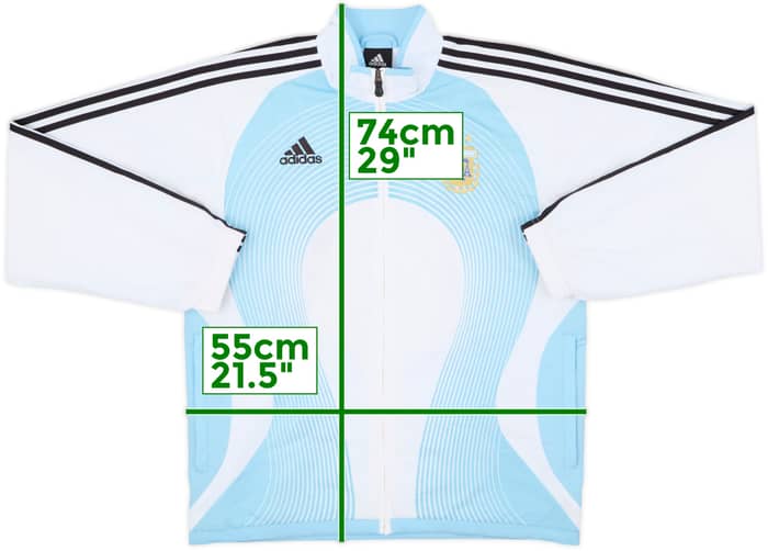 2006-07 Argentina adidas Track Jacket - 6/10 - (S)