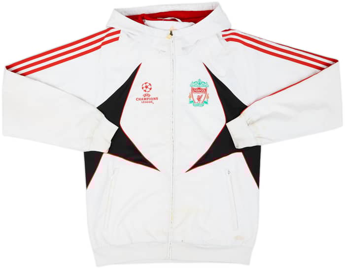 2007-08 Liverpool adidas CL Hooded Track Jacket - 4/10 - (M)