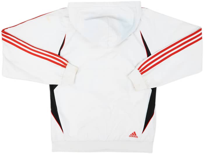 2007-08 Liverpool adidas CL Hooded Track Jacket - 4/10 - (M)
