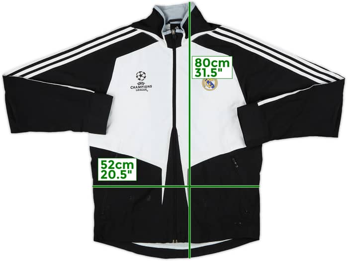 2008-09 Real Madrid CL adidas Track Jacket - 8/10 - (M/L)