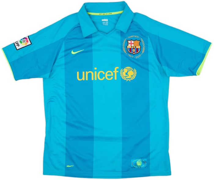 2007-09 Barcelona Away Shirt Ronaldinho #10 - 7/10 - (L)
