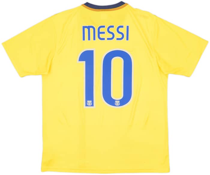 2008-10 Barcelona Basic Away Shirt Messi #10 - 8/10 - (M)