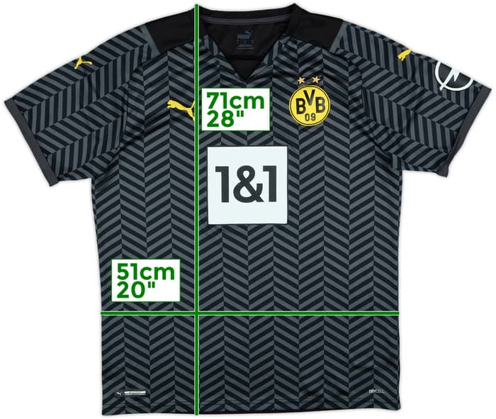 2021-22 Borussia Dortmund Away Shirt - 6/10 - (L)