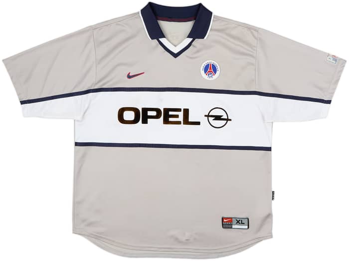 Camiseta de visitante del Paris Saint-Germain 1999-00 Okocha #10 - 6/10 - (XL)
