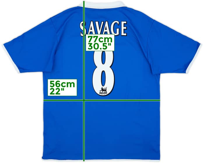 2004-05 Birmingham Home Shirt Savage #8 - 8/10 - (L)