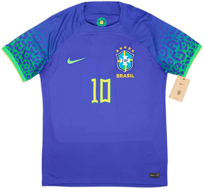 2022-23 Brazil Away Shirt Neymar Jr #10 (M)