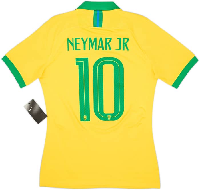 2019-20 Brazil Authentic Home Shirt Neymar Jr #10 (M)