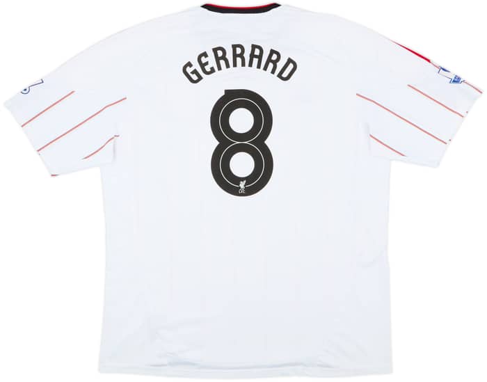 2010-11 Liverpool Away Shirt Gerrard #8 - 6/10 - (XXL)