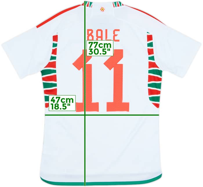 2022-24 Wales Away Shirt Bale #11 - 8/10 - (M)