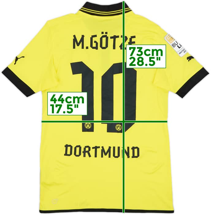 2012-13 Borussia Dortmund Home Shirt Gotze #10 - 6/10 - (S)