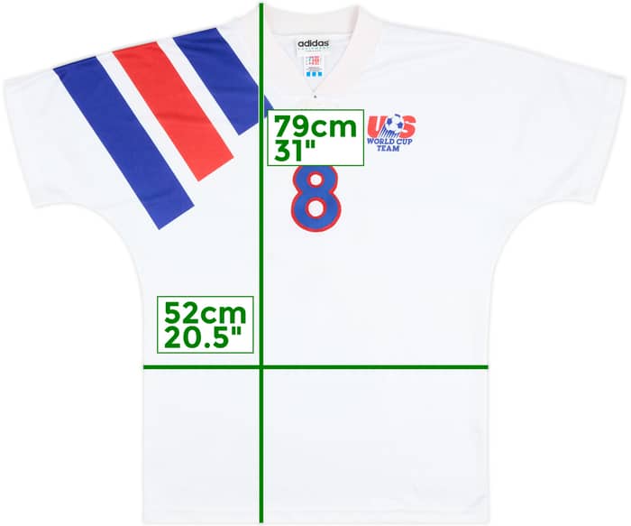 1992 USA Match Issue Home Shirt #8
