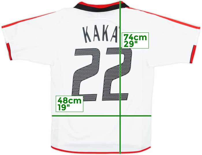 2003-04 AC Milan Away Shirt Kaka #22 - 6/10 - (S)