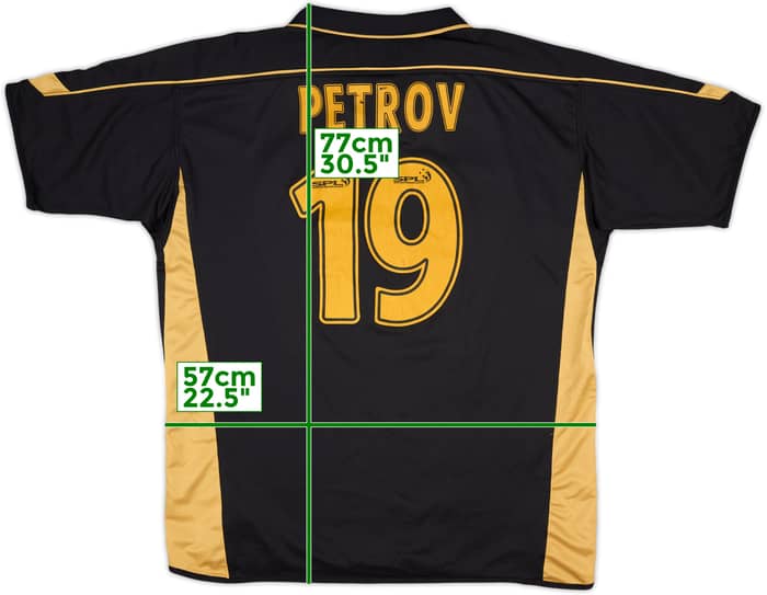2003-04 Celtic Away Shirt Petrov #19 - 5/10 - (L)