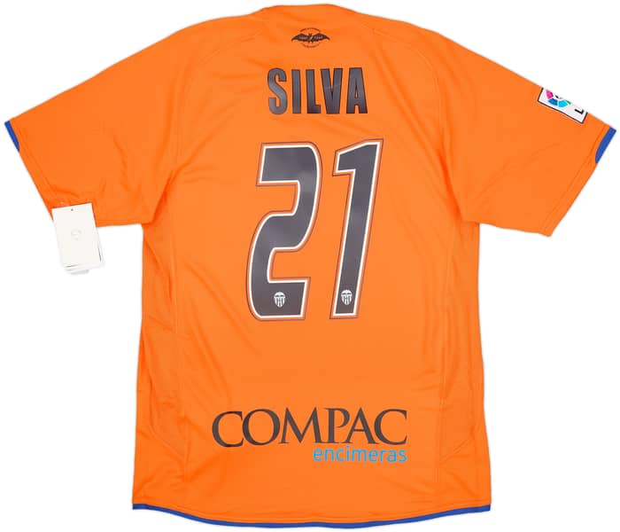 2007-08 Valencia Away Shirt Silva #21 (S)