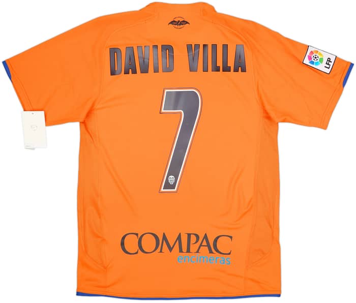 2007-08 Valencia Away Shirt David Villa #7 (S)