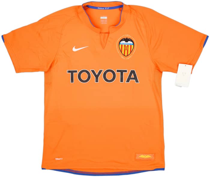 2007-08 Valencia Away Shirt David Villa #7 (S)