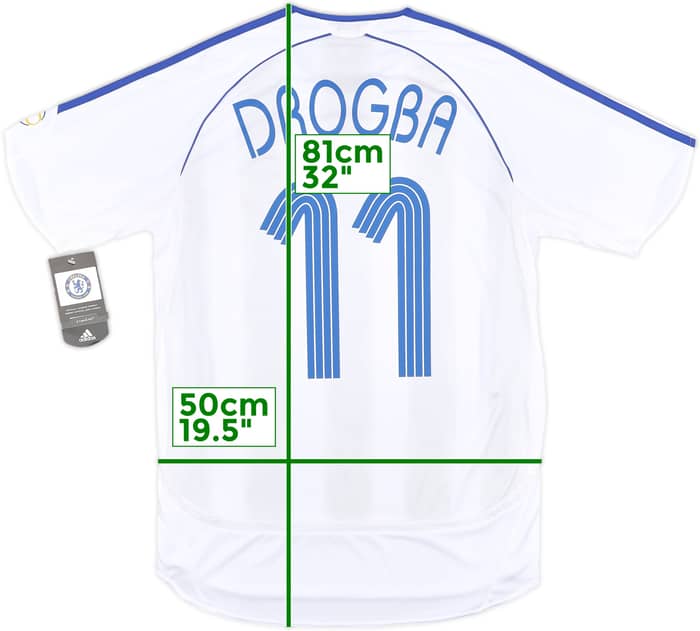 2006-07 Chelsea Away Shirt Drogba #11 (S)