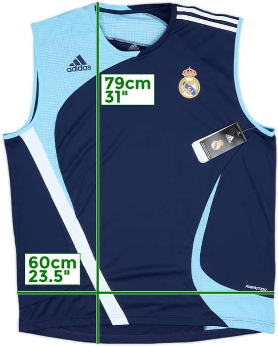 2007-08 Real Madrid adidas Formotion Training Vest (XXL)
