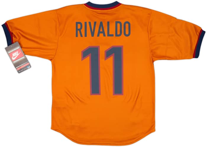 1998-00 Barcelona Third Shirt Rivaldo #11 (S)