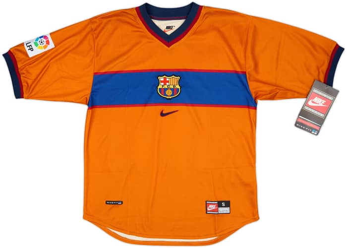 1998-00 Barcelona Third Shirt Rivaldo #11 (S)
