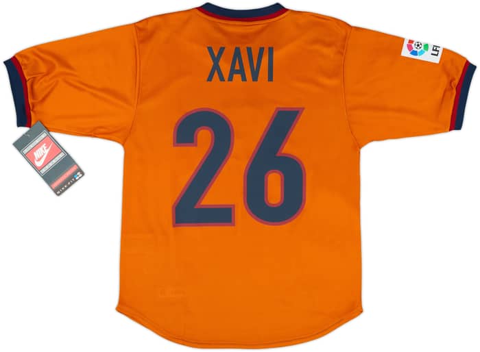 1998-00 Barcelona Away Shirt Xavi #26 (S)