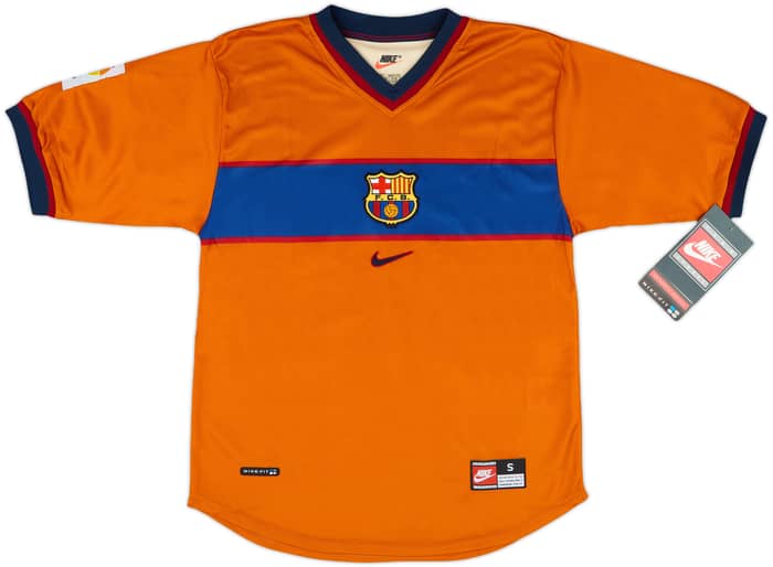 1998-00 Barcelona Away Shirt Xavi #26 (S)