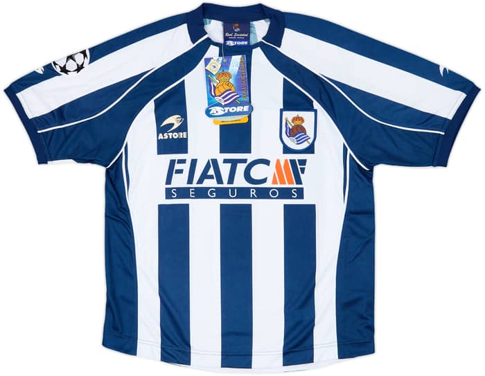 2003-04 Real Sociedad European Home Shirt (S)