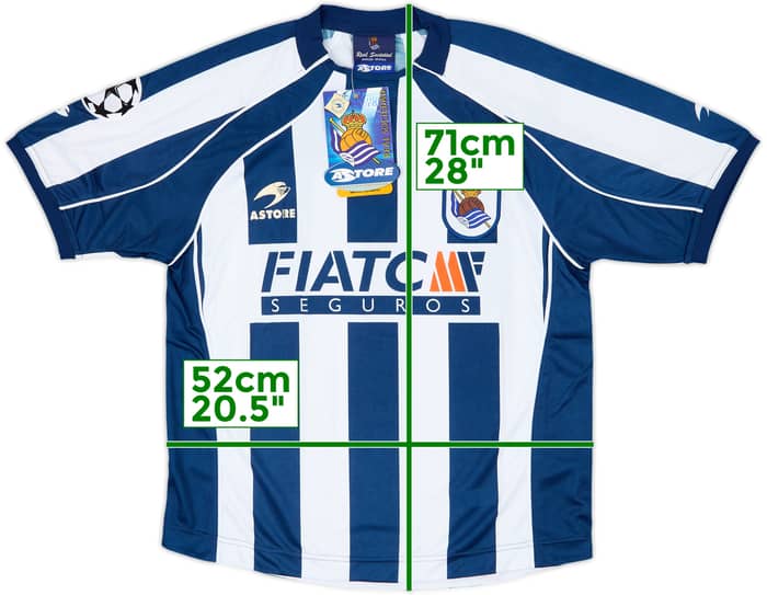 2003-04 Real Sociedad European Home Shirt (S)