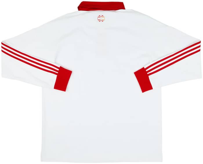 2007-08 Liverpool adidas Rugby Polo L/S Shirt (XL)