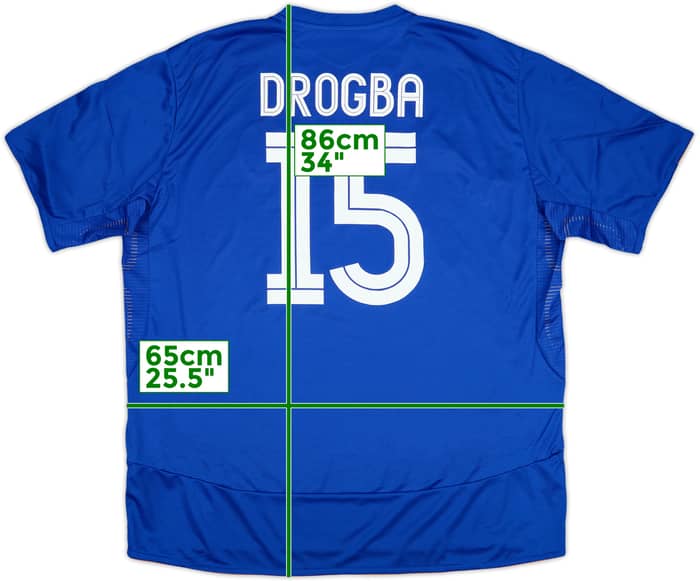 2005-06 Chelsea Centenary Home Shirt Drogba #15 (3XL)