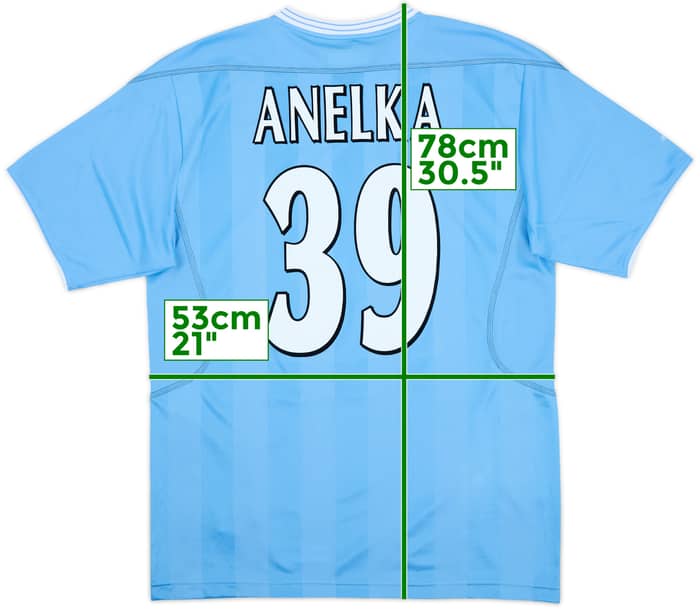 2003-04 Manchester City Home Shirt Anelka #39 (M)