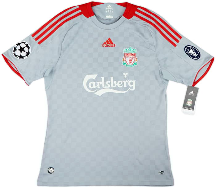 2008-09 Liverpool Away Shirt Gerrard #8 (M)