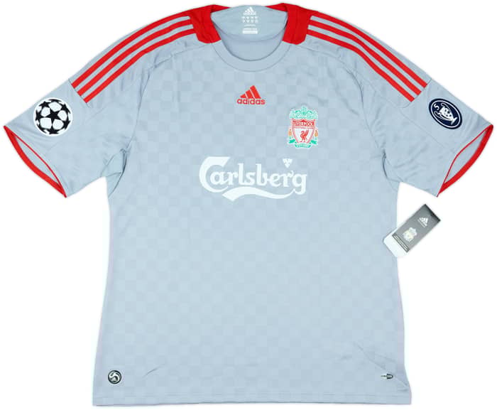 2008-09 Liverpool Away Shirt Gerrard #8 (XL)