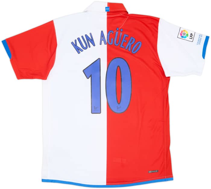 2006-07 Atletico Madrid Home Shirt Kun Aguero #10 (L)