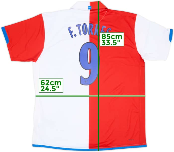 2006-07 Atletico Madrid Home Shirt F.Torres #9 (XXL)