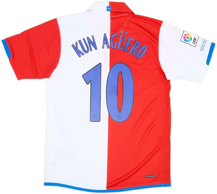 2006-07 Atletico Madrid Home Shirt Kun Aguero #10 (M)
