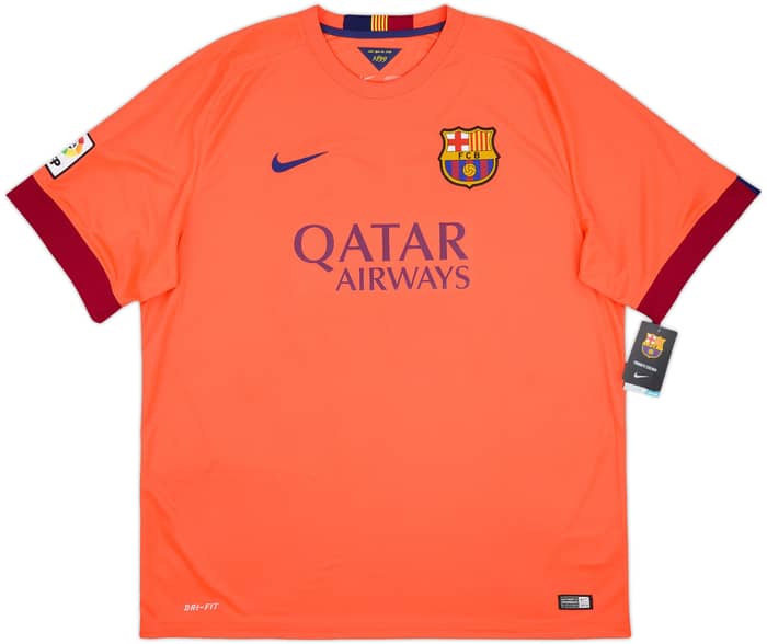 2014-15 Barcelona Away Shirt Messi #10 (XXL)